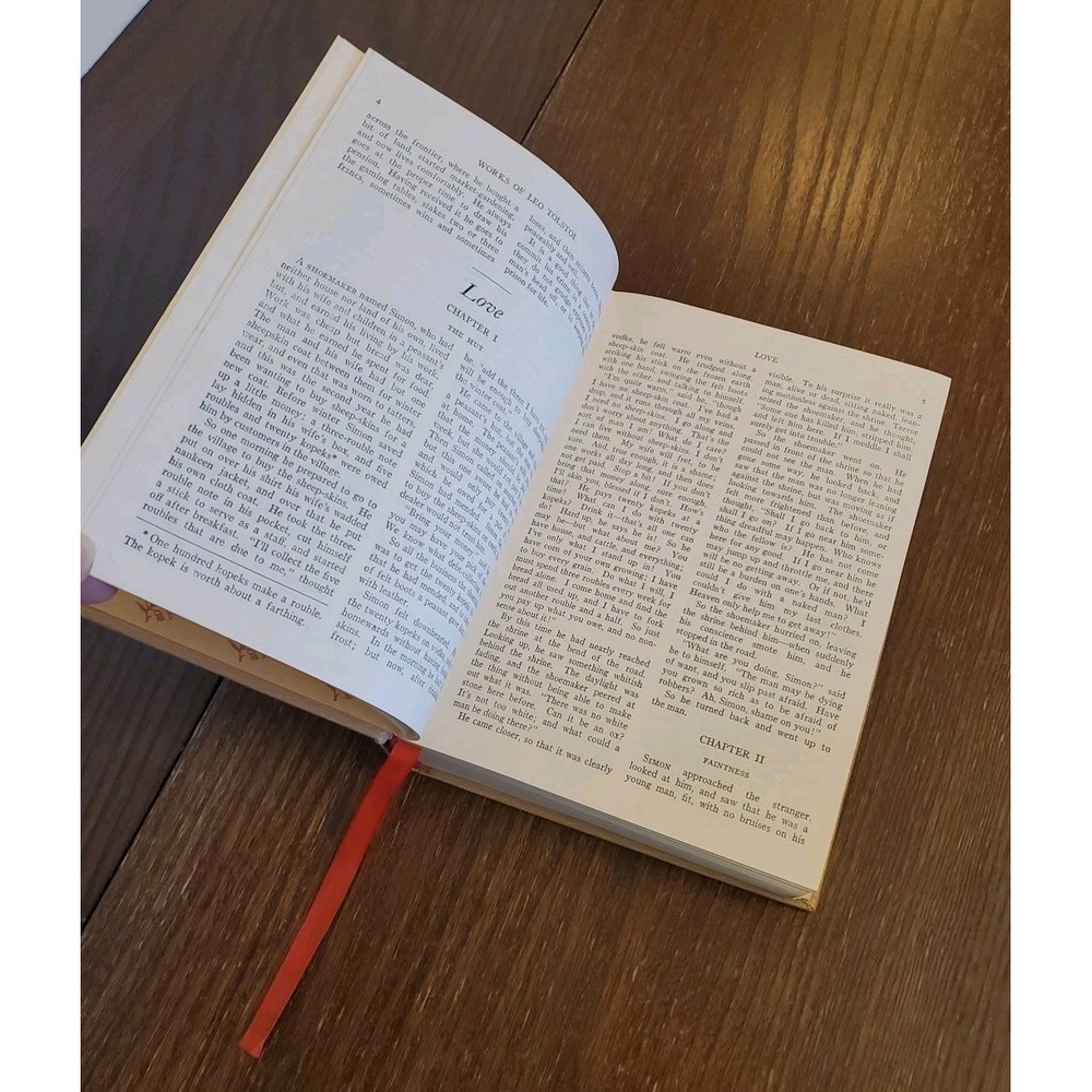 The Works of Leo Tolstoi -Black's Readers Service Book 1928 Gilt Hardcover 1 Vol - Picture 9 of 13